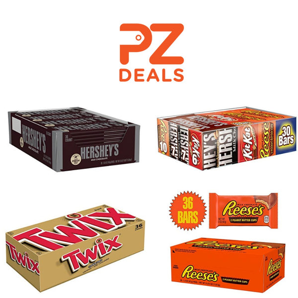 30 or 36 Chocolate candy bars on sale