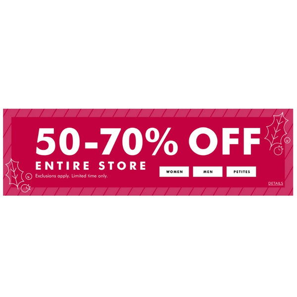 Oferta del Black Friday de Banana Republic Factory: ¡50-70 % de descuento en toda la tienda!