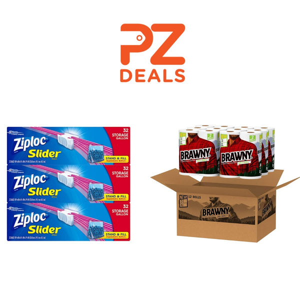 Ahorre GRANDE en bolsas Ziploc, toallas de papel Brawny, detergentes Tide, Gain, Persil y más
