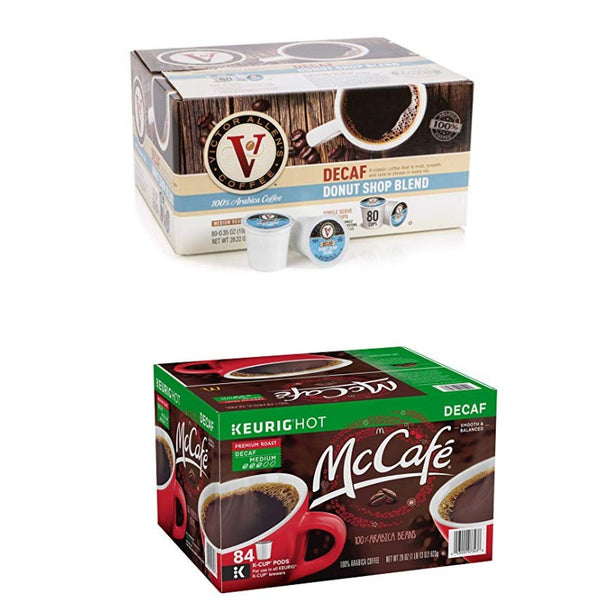 84 McCafe or Victor Allen's decaf, french roast or premium roast K-Cup pods