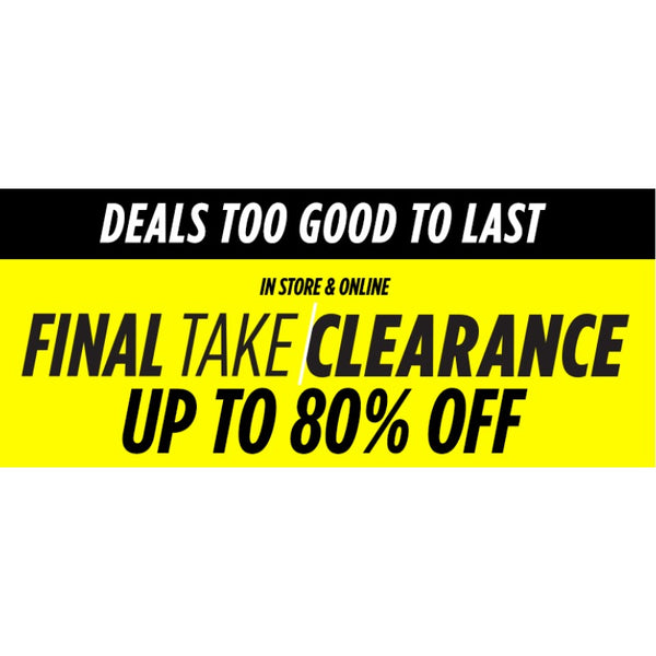 Up To 80% Off Men's, Women's And Kids Clearance Items