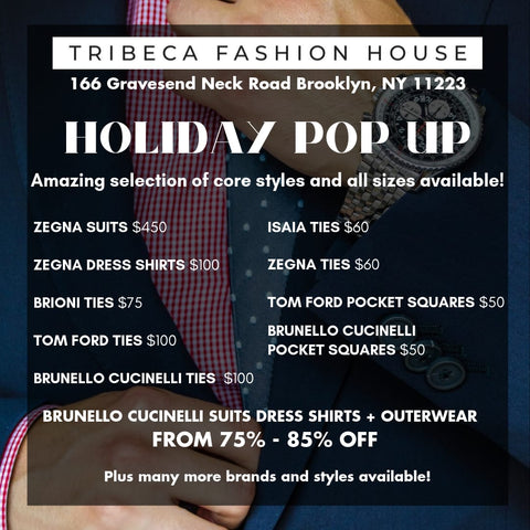 Sample Holiday Sale! Up To 80% Off Zegna Suits, Shirts, Ties And More