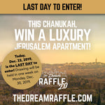 Patrocinado: ¡ÚLTIMO DÍA PARA PARTICIPAR y ganar un apartamento en Jerusalén por valor de 1.000.000 de dólares!