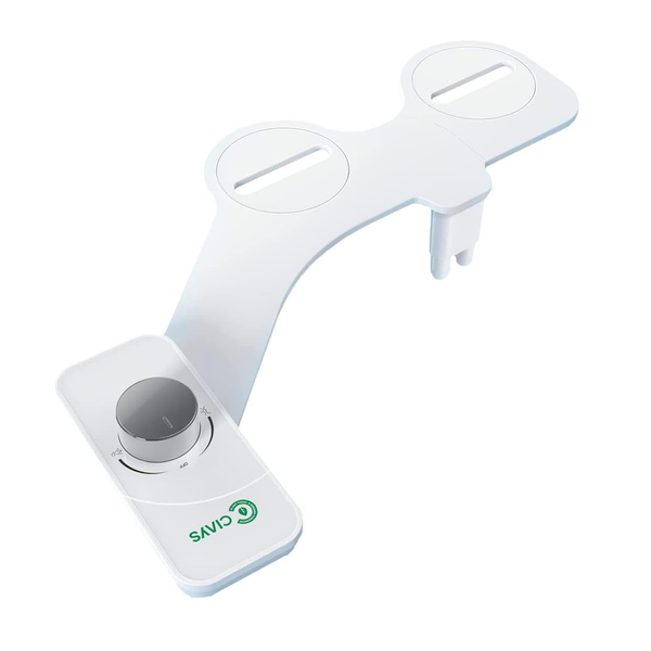 Non-Electric Bidet Attachment for Toilets - Dual Nozzles, Adjustable Pressure, Eco-Friendly