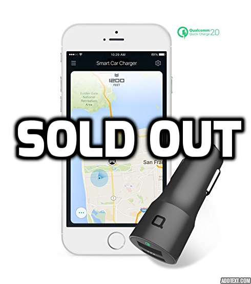 Quick charge smart car charger
