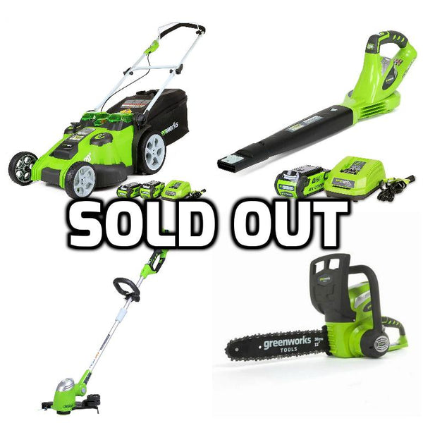 Hasta 55% de descuento en herramientas Greenworks