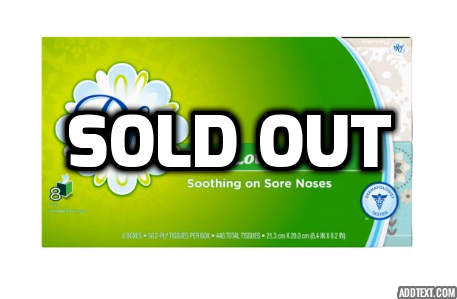24 Cube Boxes Puffs Plus Lotion Tissues
