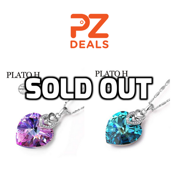 Crystals from Swarovski Heart Necklace
