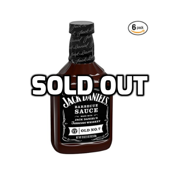 Pack of 6 Jack Daniel's Barbecue Sauce, 19 Ounce