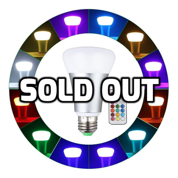 12 color LED bulb with remote