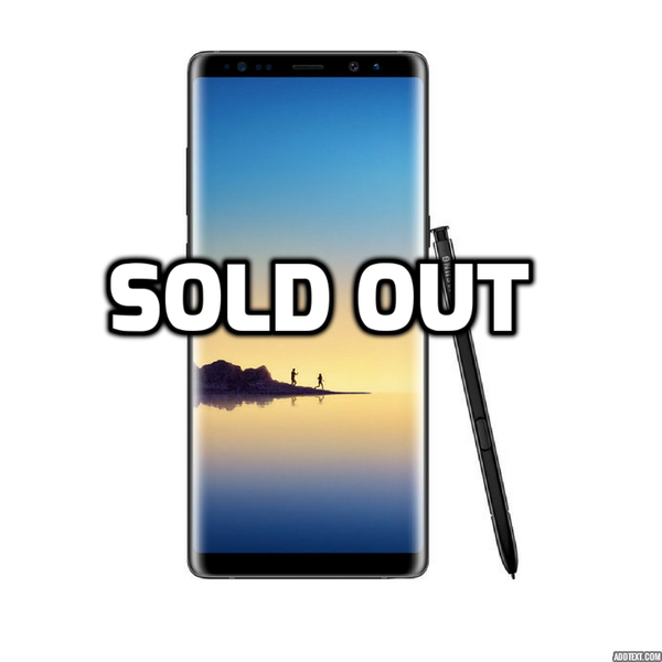 Factory unlocked Samsung 64GB Note8 with U.S. warranty