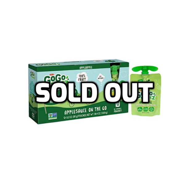 72 GoGo SqueeZ Applesauce Pouches
