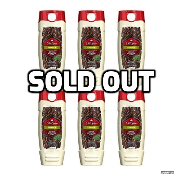 Pack of 6 Old Spice Fresher Collection Men's Body Wash
