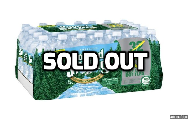 Pack of 35 Poland Spring bottled water