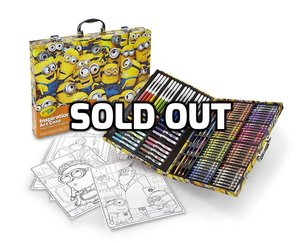 140 Piece Crayola Despicable Me Inspiration Art Case