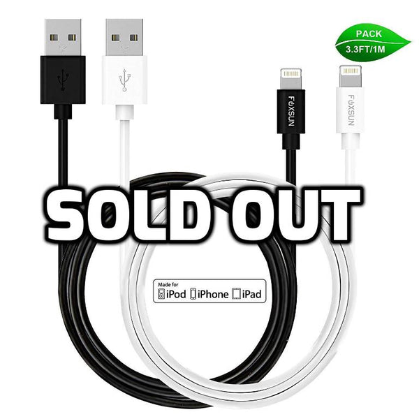 6 iPhone lightning cables