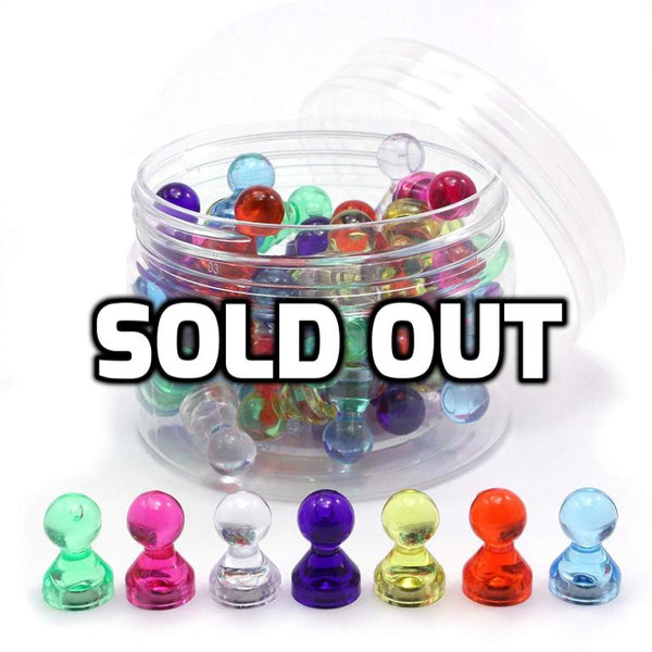60 Magnetic Push Pins
