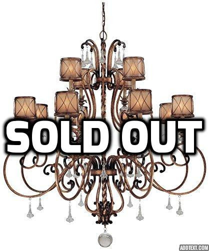 Minka Lavery 12 light chandelier