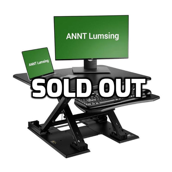 Dual monitor standing desk
