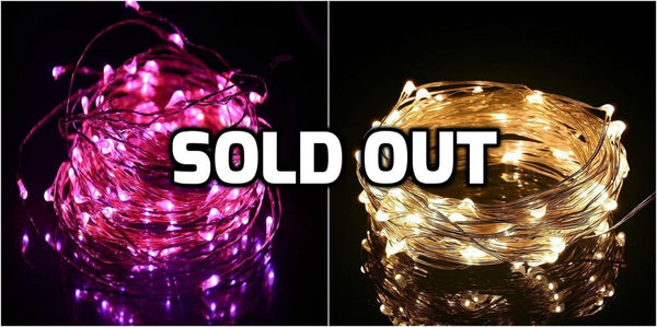 33ft LED string lights