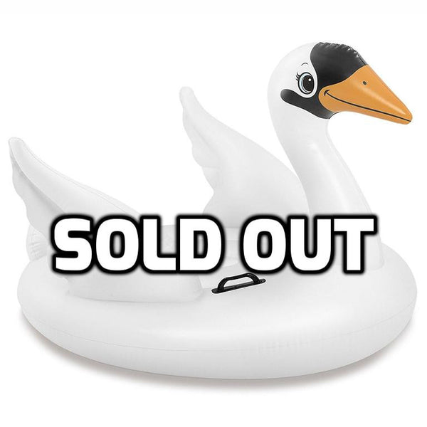Swan inflatable ride-on