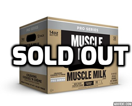 12 bottles of Muscle Milk Pro Series Protein Shake