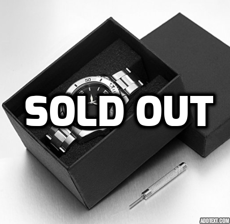 Stainless steel waterproof Quartz watch