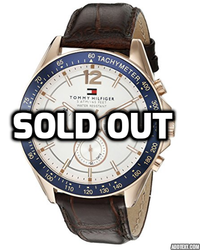 Tommy Hilfiger Sophisticated Brown Leather Watch