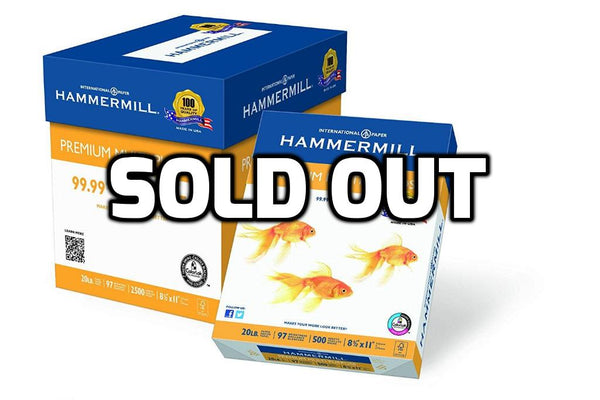 5 resmas de papel Hammermill