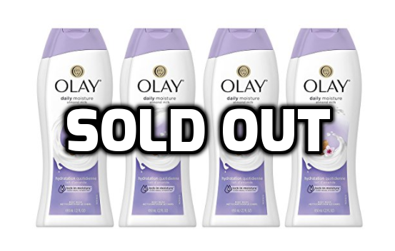Pack de 4 jabones corporales Olay Daily Moisture con leche de almendras