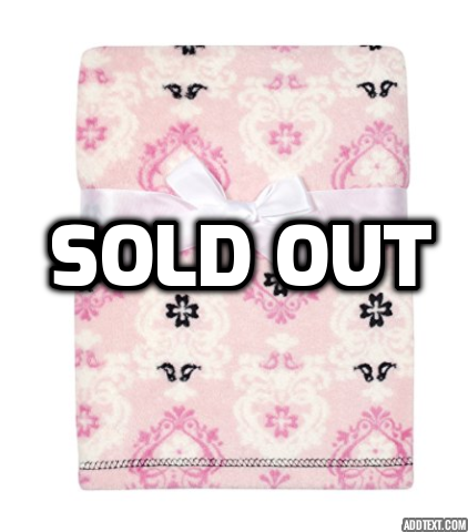 Baby Gear plush velboa ultra soft baby blanket