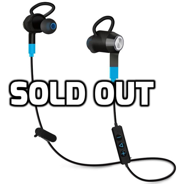 Auriculares inalámbricos Bluetooth resistentes al sudor con micrófono