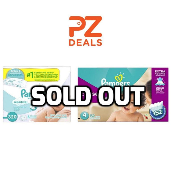 152-Ct Pampers Cruisers Diapers (Size 4) +  get 320-Ct Baby Wipes FREE