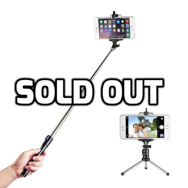 Palo selfie Bluetooth con trípode