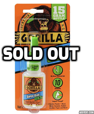 Gorilla Super Glue Gel