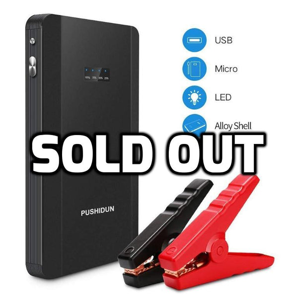 Car jump starter with battery pack