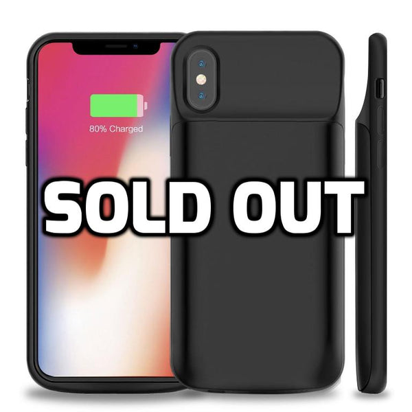 Funda con batería para iPhone X de 6000 mAh.