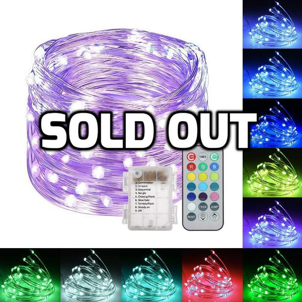 120 luces LED de cadena