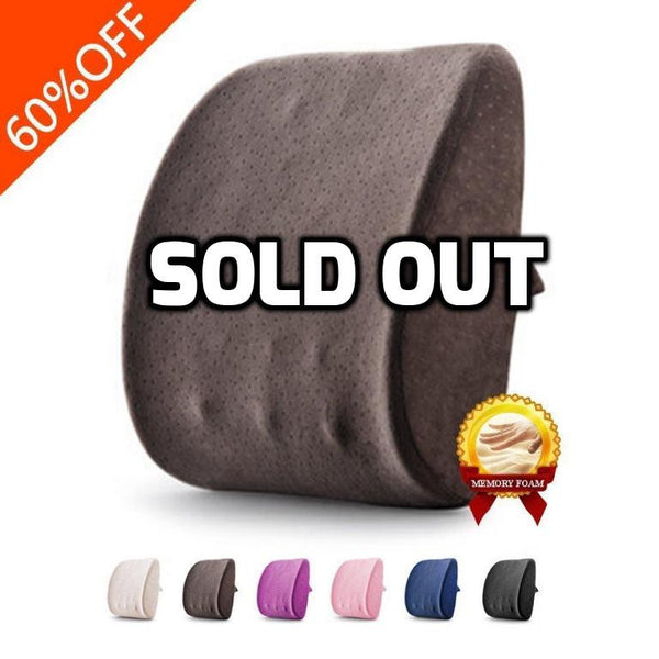 Memory foam massage back pillow