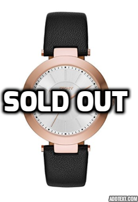 DKNY women's leather watch