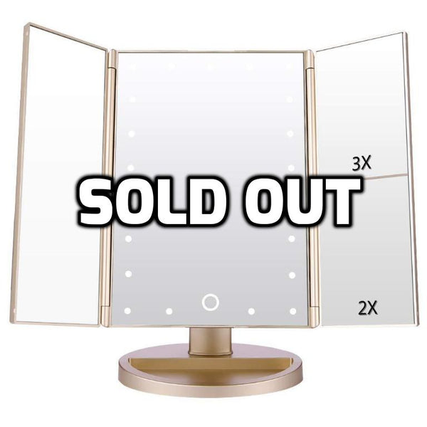 21 LED magnifying vanity makeup mirror
