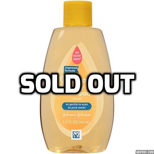 48 Travel Size Bottles Of Johnson’s Baby Shampoo