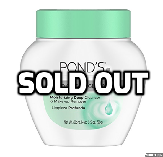 Pond's Cold Cream Cleanser, 3.5 oz.