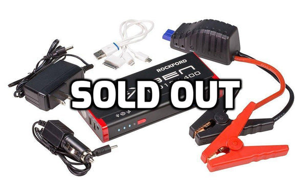 Rockford RFD Super Safe Portable Jump Starter and Power Supply