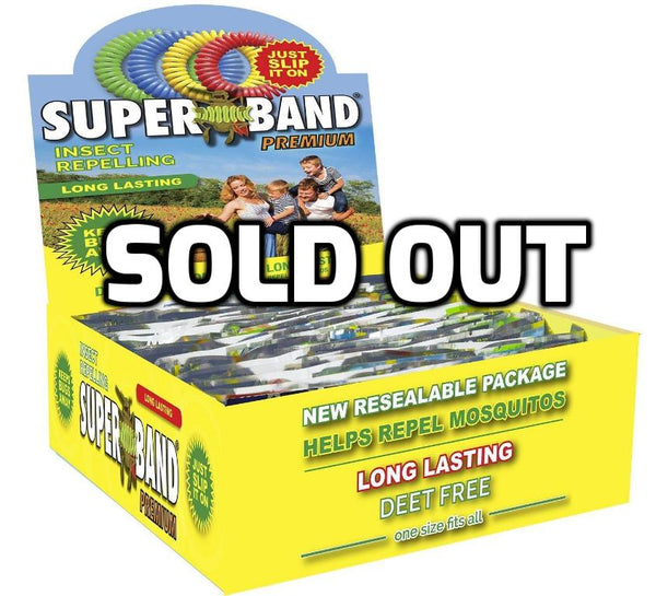 Pack of 50 Superband Premium Insect Repellent Bracelets