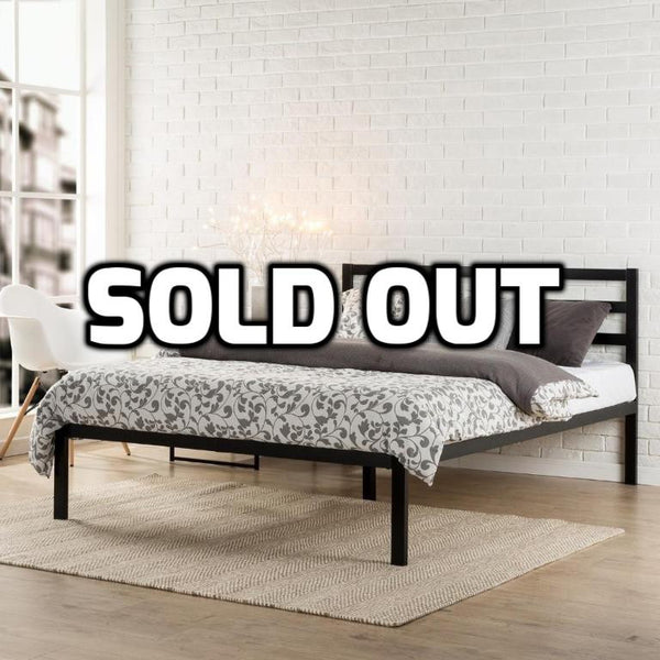 Estructura de cama de metal Zinus de 14" - Completa