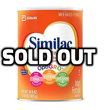 Pack of 3 Similac Sensitive Infant Formula with Iron