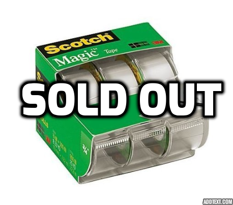 Pack of 3 Scotch Magic tape