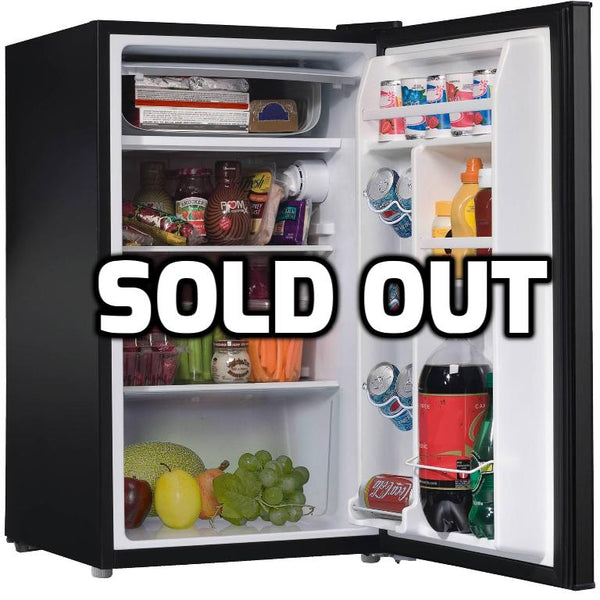 3.5 cu ft Single Door Black with Dry Eraser Pen Refrigerator