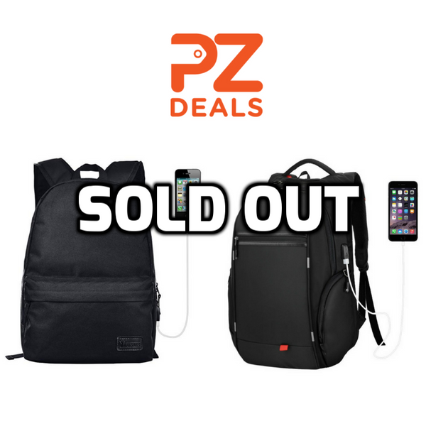 2 mochilas para portátil con puertos de carga USB